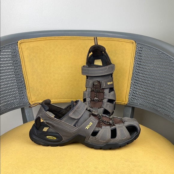 Teva Forebay Turkish Coffee Sandals Men’s 10 - Picture 7 of 9